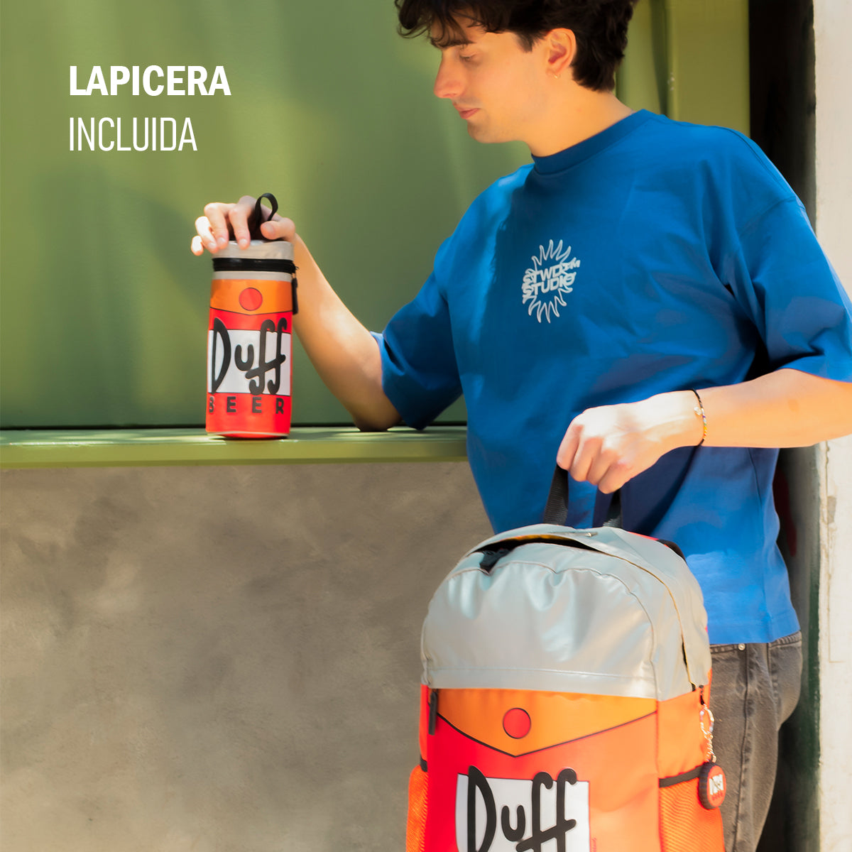 Set Mochila y Lapicera Duff