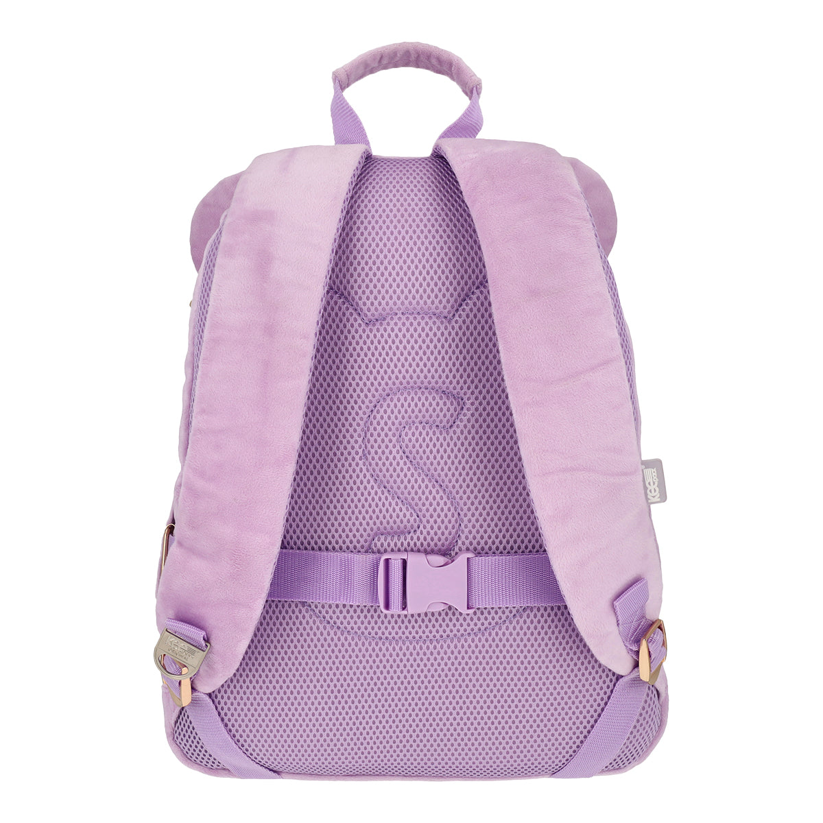 Mochila Squishmallows Panda Lila con cangurera incluida