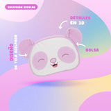 Estuchera Squishmallows Panda Lila