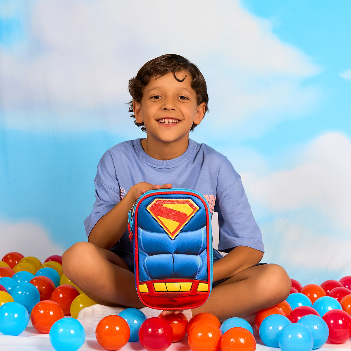 Estuchera Escolar Superman Hero Armor