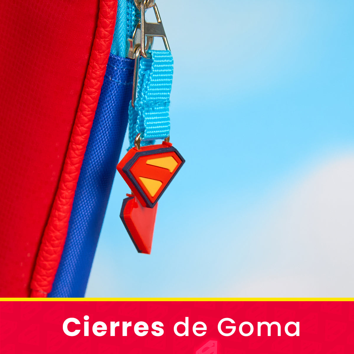 Set Mochila, Lonchera y Estuchera Escolar Superman Hero Armor