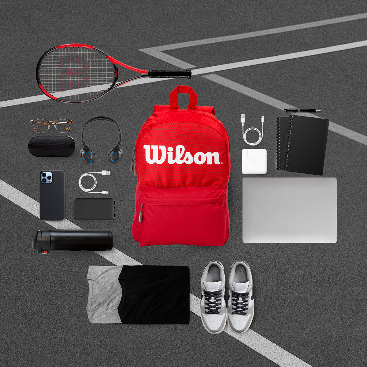 Mochila Wilson Roja Ligera