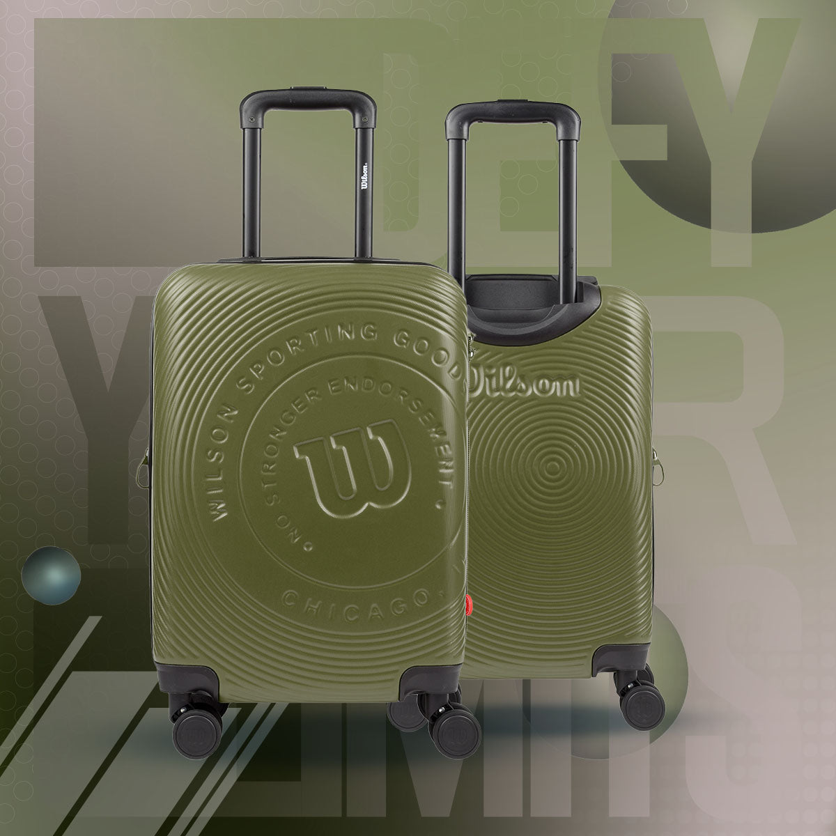 Maleta Mano Viaje Wilson Rigida 20in Pulgadas Candado 10kg