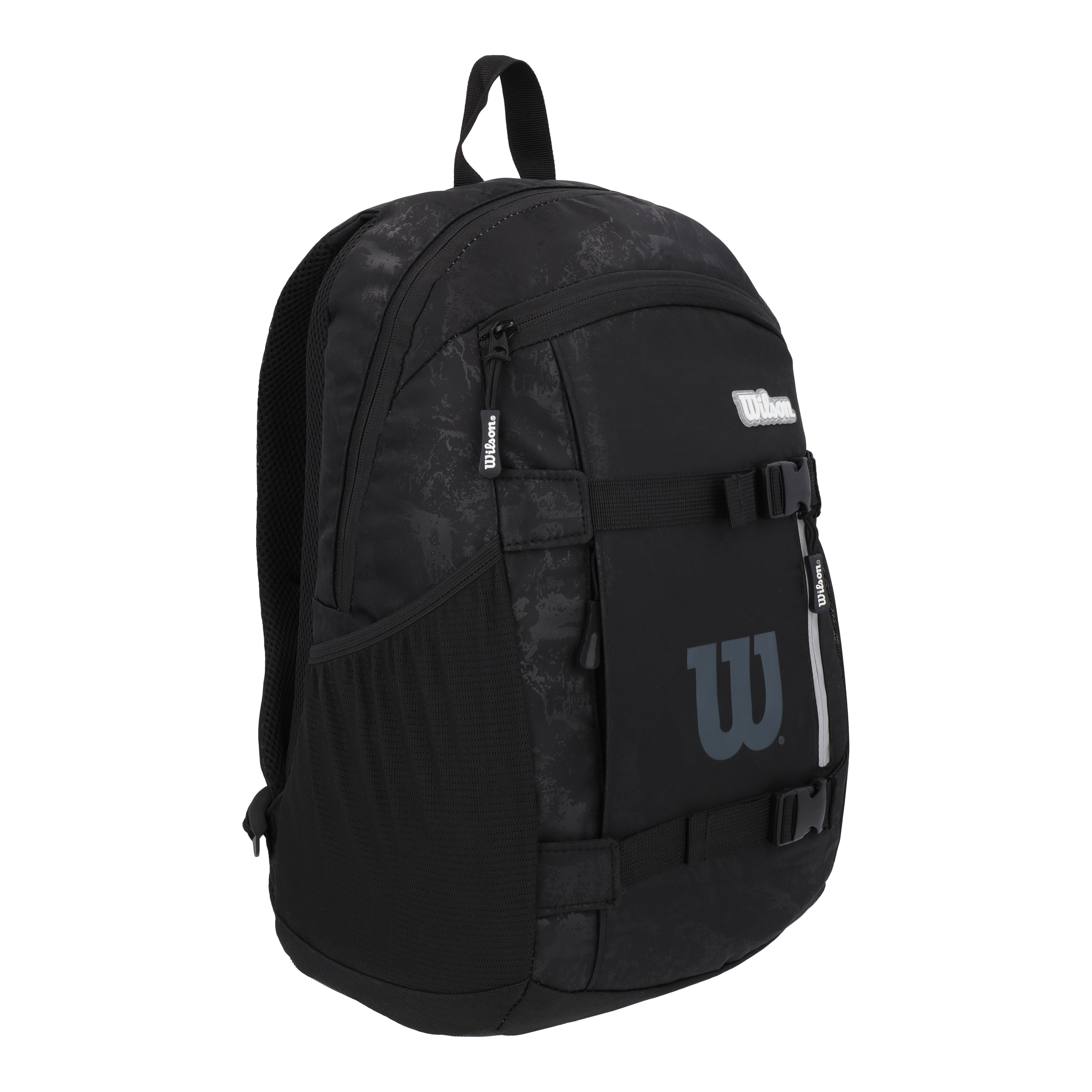 Mochila Wilson Negra con Broches Ajustables