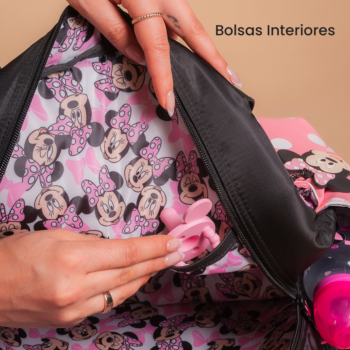 Pañalera Minnie Mouse