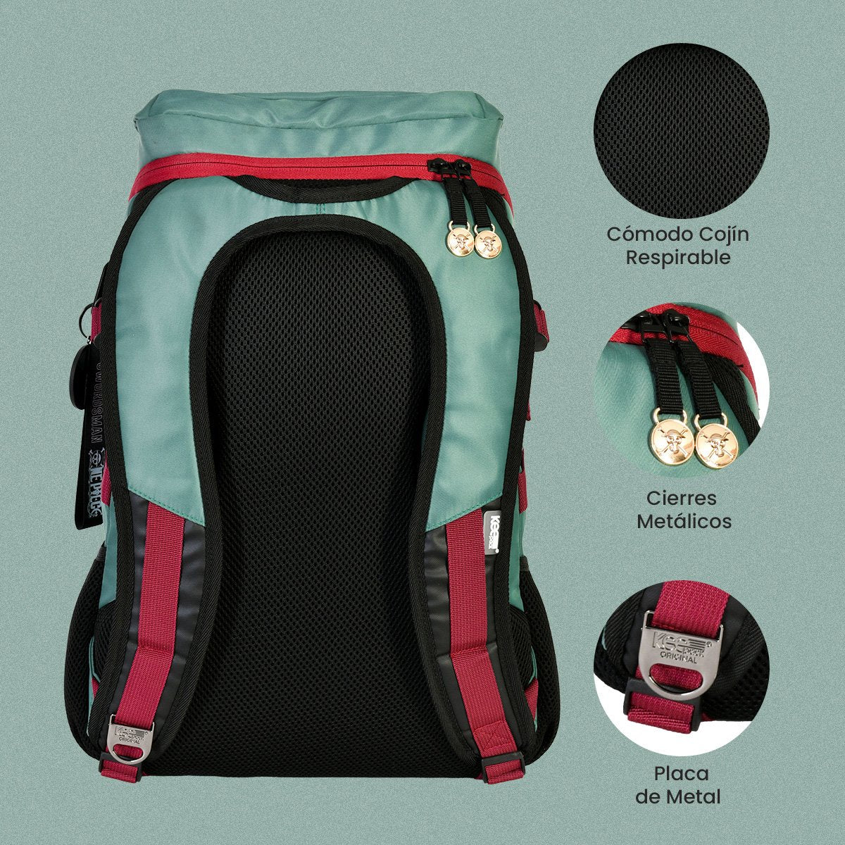 Mochila y lapicera Zoro Edicion Limitada