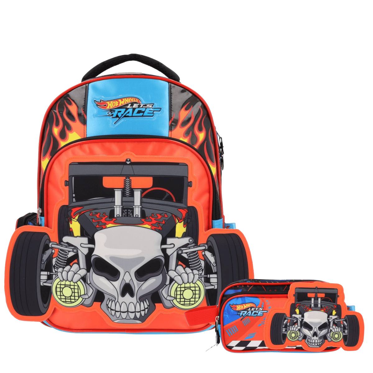 Kit Ecolar Hot Wheels para primaria con Mochila y Estuchera