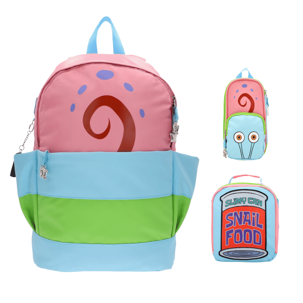 Kit Gary Bob Esponja - Mochila, lonchera y lapicera