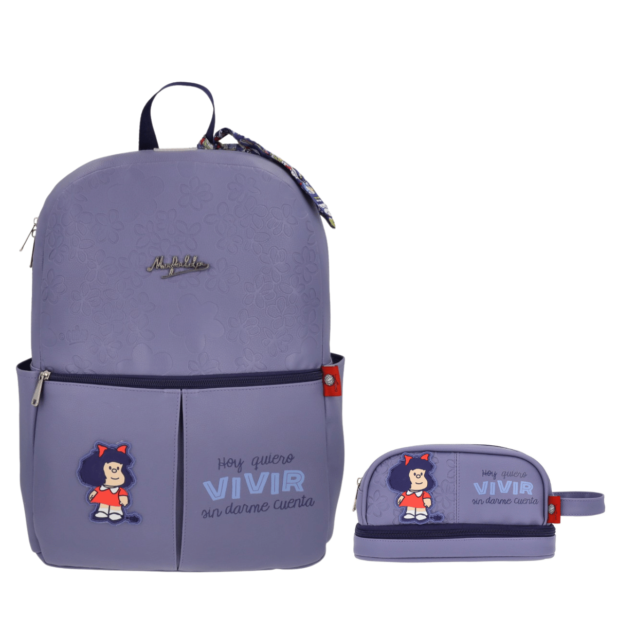 Kit Mafalda: Mochila y Estuchera