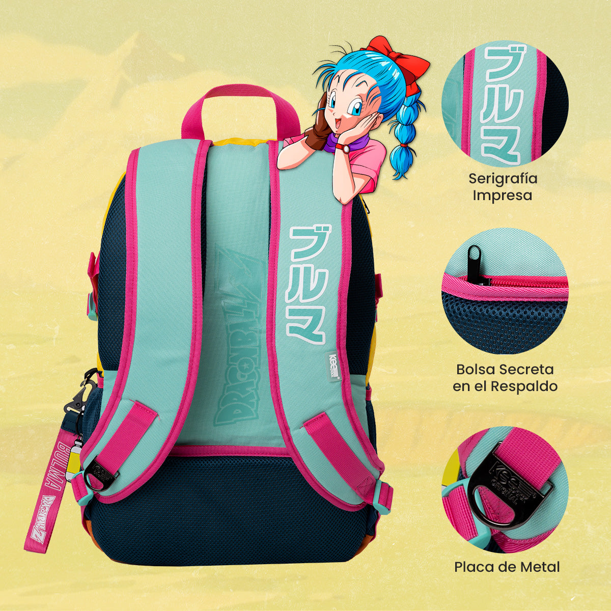 Mochila DBZ Bulma